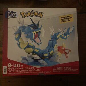 MEGA Pokemon Building Set HNT95 Magikarp Evolution Set Sealed New 411 Pieces